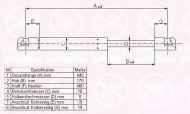 Газовая пружина KLOKKERHOLM 60377100