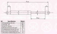 Газовая пружина KLOKKERHOLM 90452800