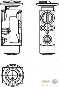 Клапан HELLA 8UW 351 234-121