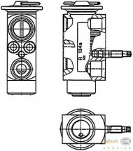 Клапан HELLA 8UW 351 234-201