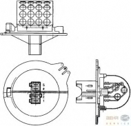 Резистор HELLA 9ML 351 303-271