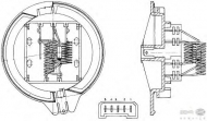 Резистор HELLA 9ML 351 303-291