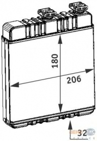 Теплообменник HELLA 8FH 351 311-141