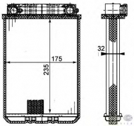Теплообменник HELLA 8FH 351 311-181