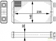 Теплообменник HELLA 8FH 351 313-011