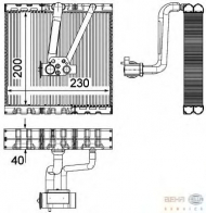 Испаритель HELLA 8FV 351 330-711