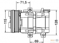 Компрессор HELLA 8FK 351 334-011