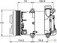 Компрессор HELLA 8FK 351 334-031