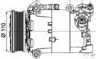 Компрессор HELLA 8FK 351 334-361