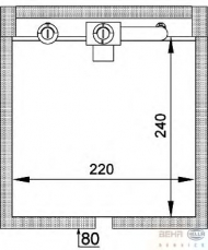 Испаритель HELLA 8FV 351 336-011