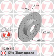 Тормозной диск ZIMMERMANN 150.1268.52
