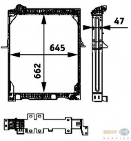 Теплообменник HELLA 8MK 376 709-591