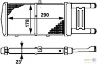 Теплообменник HELLA 8MK 376 714-531