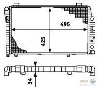 Теплообменник HELLA 8MK 376 714-551