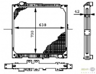 Теплообменник HELLA 8MK 376 721-341
