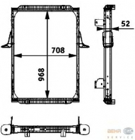 Теплообменник HELLA 8MK 376 721-731
