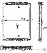 Теплообменник HELLA 8MK 376 722-281