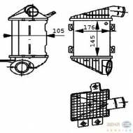 Теплообменник HELLA 8ML 376 723-261