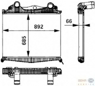 Теплообменник HELLA 8ML 376 724-211