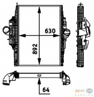 Теплообменник HELLA 8ML 376 724-281