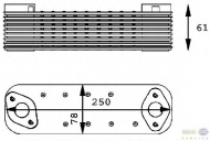 Теплообменник HELLA 8MO 376 725-041