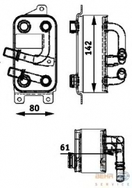 Теплообменник HELLA 8MO 376 726-191