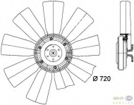 Вентилятор HELLA 8MV 376 727-091