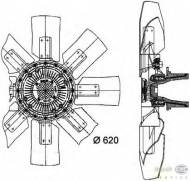 Вентилятор HELLA 8MV 376 727-381