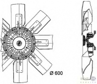 Вентилятор HELLA 8MV 376 728-511