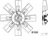 Вентилятор HELLA 8MV 376 728-601