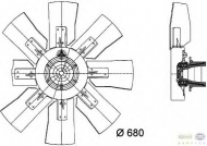 Вентилятор HELLA 8MV 376 728-681