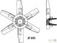 Вентилятор HELLA 8MV 376 730-271