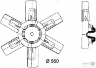 Вентилятор HELLA 8MV 376 730-751