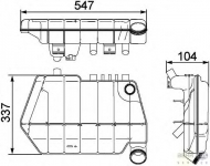 Резервуар HELLA 8MA 376 731-631