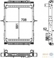 Теплообменник HELLA 8MK 376 745-151