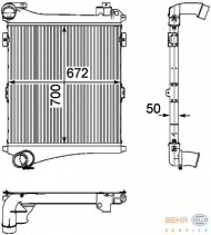 Теплообменник HELLA 8ML 376 746-341