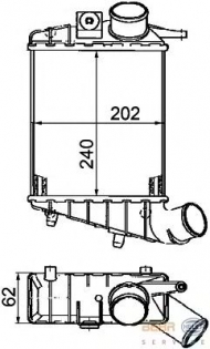 Теплообменник HELLA 8ML 376 746-541