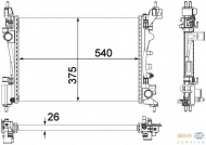 Теплообменник HELLA 8MK 376 756-321