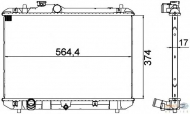 Теплообменник HELLA 8MK 376 756-531