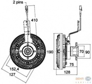 Сцепление HELLA 8MV 376 758-481