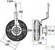 Сцепление HELLA 8MV 376 758-511