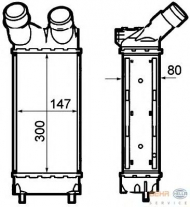 Теплообменник HELLA 8ML 376 760-741