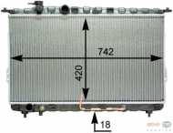 Теплообменник HELLA 8MK 376 762-241