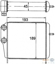 Теплообменник HELLA 8MO 376 778-161