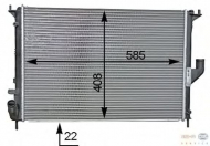 Теплообменник HELLA 8MK 376 787-341