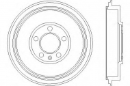 Тормозный барабан HELLA 8DT 355 300-421