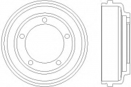 Тормозный барабан HELLA 8DT 355 300-461