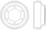 Тормозный барабан HELLA 8DT 355 300-471