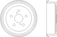 Тормозный барабан HELLA 8DT 355 301-511