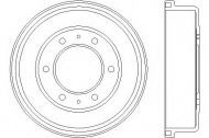 Тормозный барабан HELLA 8DT 355 301-541